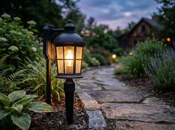 Lantern Path Light Low Voltage Landscape Lights lifestyle
