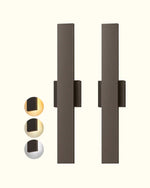 Dimmable LED Outdoor Wall Sconces for Porch – 2 Pack, Oil-Rubbed Bronze, IP65, Traditional, Garage, Front Door, Integrated LED