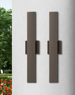 Dimmable LED Outdoor Wall Sconces for Porch – 2 Pack, Oil-Rubbed Bronze, IP65, Traditional, Garage, Front Door, Integrated LED