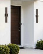 Dimmable LED Outdoor Wall Sconces for Porch – 2 Pack, Oil-Rubbed Bronze, IP65, Traditional, Garage, Front Door, Integrated LED