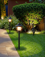 12V Landscape Lighting Kit 8 Pack for Yard – Lantern Path Lights & Spotlights Combo, IP65, Garden, Driveway, Warm White