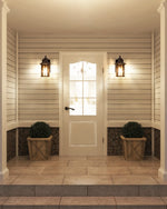 Dusk to Dawn Outdoor Wall Light for Front Door – Motion Sensor, GFCI Outlet, IP65, Garage, Porch, Security, Weatherproof