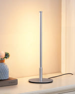 Minimalist Dimmable LED Table Lamp for Bedroom – Stepless Dimmer, Bedside, Home Office, No Bulb Needed, 4 Finishes