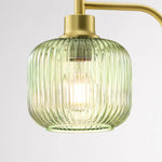 Dimmable Glass Table Lamp with USB & Touch Control for Bedroom – 18.5 in, Translucent, Nightstand, Home Office, Elegant