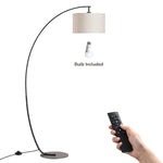 68.5" Arc Floor Lamp for Living Room – Dimmable Remote, Bedroom, Reading Corner, Sofa Side, Modern, Bulb Included, Tall