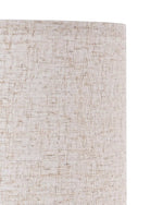 Mid-Century Solid Wood Table Lamp for Bedroom – Pull Chain, Warm Walnut, Nightstand, Living Room, Linen Shade, E26