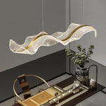 Oversized linear pendant light kitchen