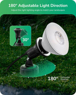 120V Plug-In Outdoor Light Socket for Garden – E26, Ground Stake, Landscape, Christmas Spotlight, Halloween, 2 Pack