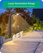 12V Candy Cane LED Landscape Path Lights for Modern Garden – 6 Pack, Matte Black, IP65, Driveway, Walkway, Unique Outdoor