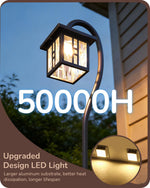 Low Voltage Landscape Path Lights for Garden – 12 Pack, Oil-Rubbed Bronze, IP65, Driveway, Walkway, Warm White, 12V