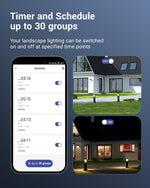 300W Smart Wi-Fi Landscape Lighting Transformer – Alexa, Google, App Control, Photocell, Timer, Multi Zone, Weatherproof