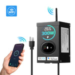 300W Smart Wi-Fi Landscape Lighting Transformer – Alexa, Google, App Control, Photocell, Timer, Multi Zone, Weatherproof