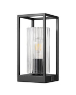 Touch Control Dimmable Table Lamp for Bedroom – Dual USB Ports, Clear Glass Shade, 4 Dimmer Levels, Nightstand, Charging