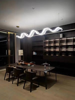Extra long pendant light dining room