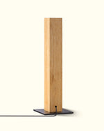 Minimalist Square Wood LED Table Lamp for Bedroom – No Bulb Needed, Nightstand, Japanese Style, Walnut, Burlywood, Desk