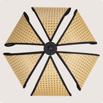 63" Rattan Petal-Shaped Floor Lamp for Living Room – Handcrafted Natural Shade, Boho, Bedroom, Coastal, Organic Modern