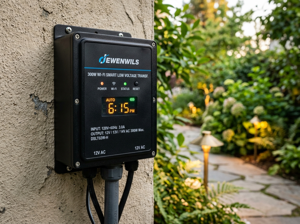 DEWENWILS 300W Wi-Fi Smart Low Voltage Landscape Transformer lifestyle