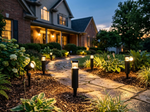 EDISHINE 8 Pack Low Voltage Landscape Lights Kit lifestyle