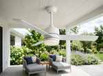 52 inch White Outdoor Ceiling Fan IP66 Waterproof lifestyle