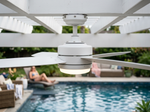 EDISHINE 120V Landscape Light Socket with Ground Stake lifestyle