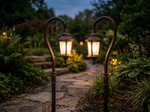 EDISHINE 6 Pack Low Voltage Landscape Lights Bronze lifestyle