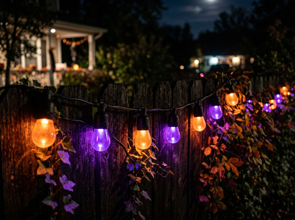 Luminators 48ft Halloween Smart Outdoor String Lights RGBW lifestyle