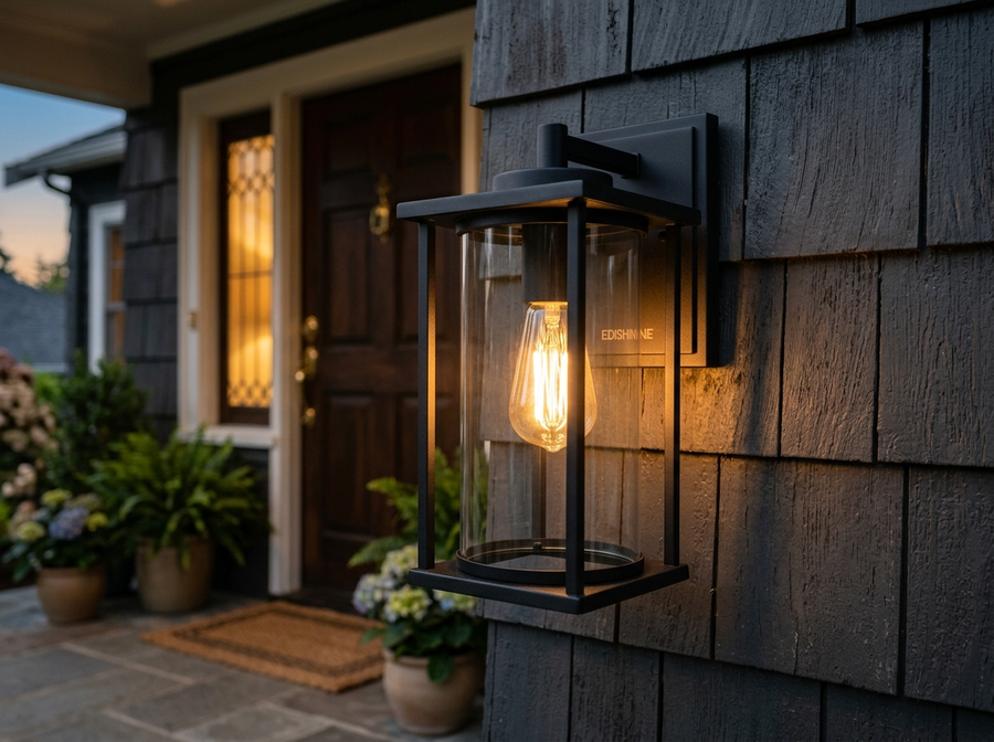 EDISHINE Dusk to Dawn Outdoor Wall Lantern HOWL06U lifestyle