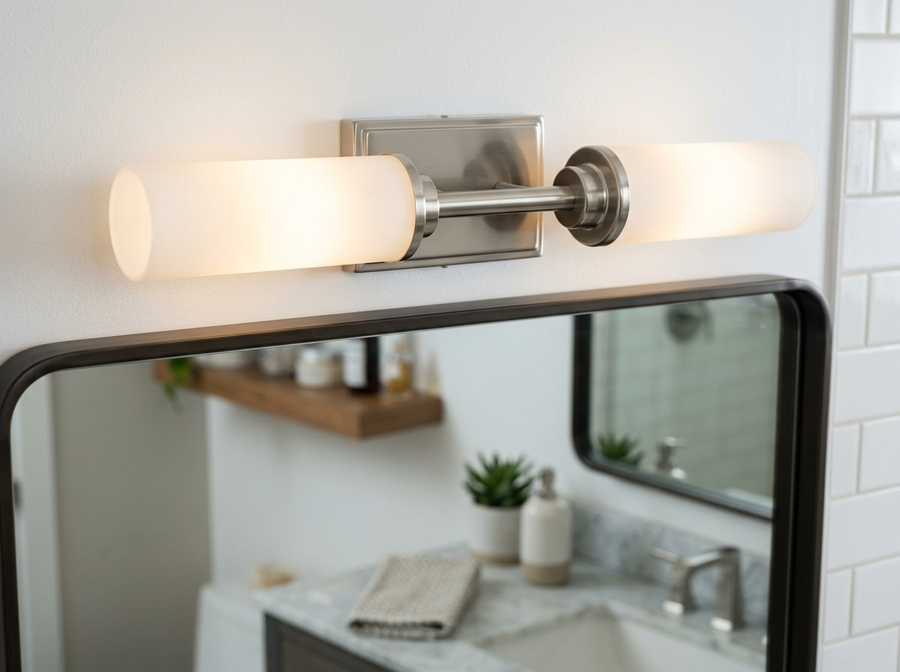 2-Light Modern Bathroom Vanity Light Bar lifestyle
