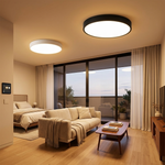 Luminators Round Surface Mount LED Ceiling Light lifestyle
