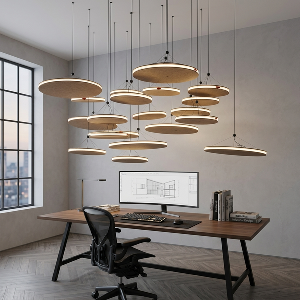 Luminators Bauhaus Industrial Chandelier lifestyle