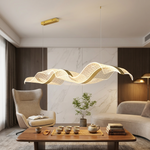 Luminators Sculptural Wave Acrylic Pendant lifestyle